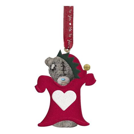 Wearing Heart Jumper Me to You Bear Tree Decoration £4.99